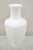 Late 20th Century Late 20th Century Modern Large White Cased Blown Glass 30" Urn Form Floor Flower Vase Vessel For Sale - Image 5 of 8