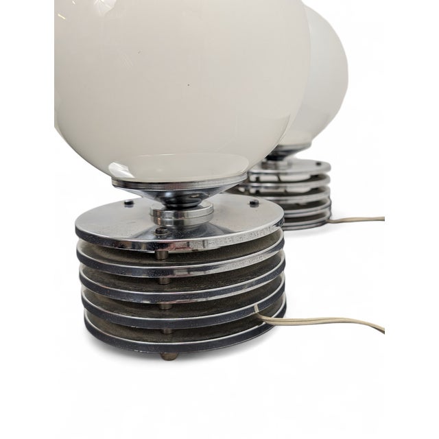 Vintage Space Age Table Lamps, 1970s, Set of 2 For Sale - Image 3 of 8