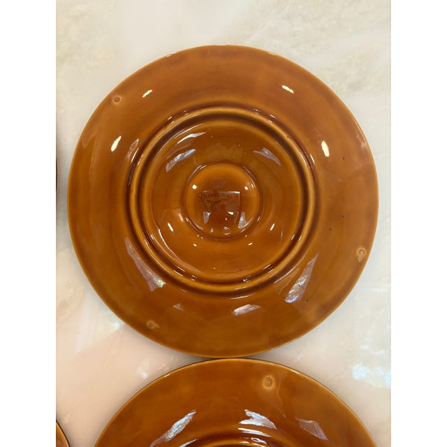 Antique French Longchamp Faïence Oyster Plate For Sale - Image 10 of 13