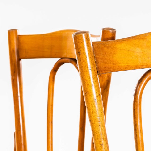 1950’s Enclosed Hoop Back Bentwood Dining Chairs – Pair. A very interesting an unusual pair of chairs by Ligna. After the...