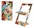Fläpps Folding Chair in Criss Cross Red on Birch from Ambivalenz For Sale