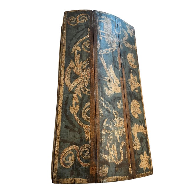 Wood Large French Marriage Chest For Sale - Image 7 of 10