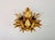 Metal Italian Ceiling Light in Gilded Metal from Banci Firenze, 1970 For Sale - Image 7 of 11