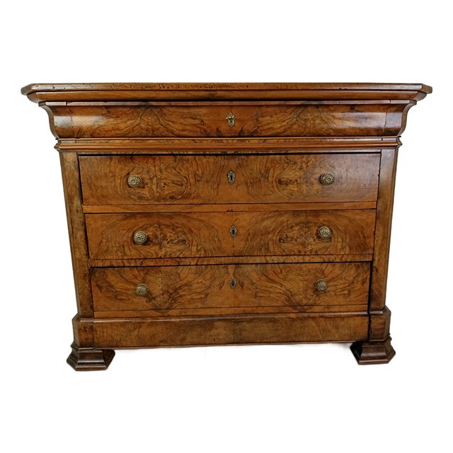 Antique Louis Philippe Chest of Drawers For Sale