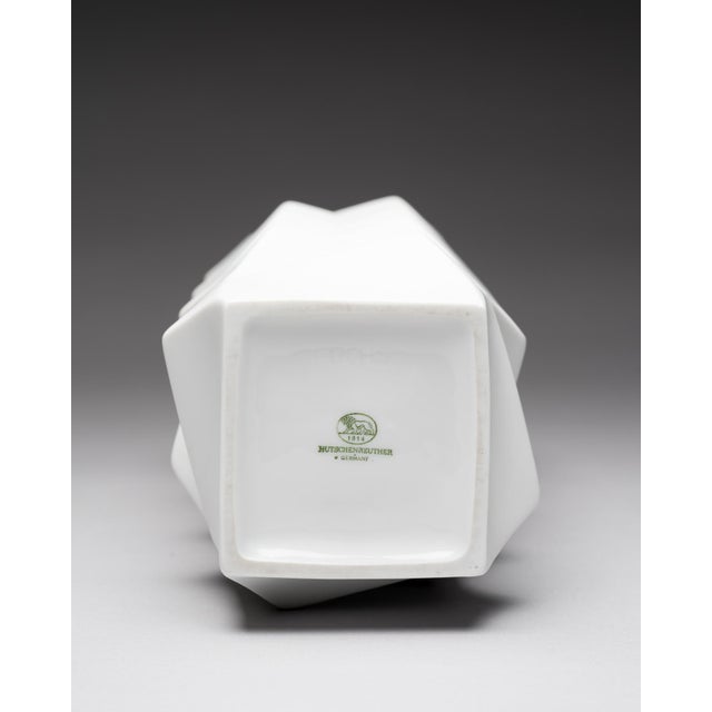 Ceramic White Archais Bisque Porcelain Vase by Heinrich Fuchs for Hutschenreuther, Germany, 1970s For Sale - Image 7 of 9