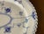 Traditional 1960s Royal Copenhagen Blue Fluted Full Lace Platter 1148 For Sale - Image 3 of 8