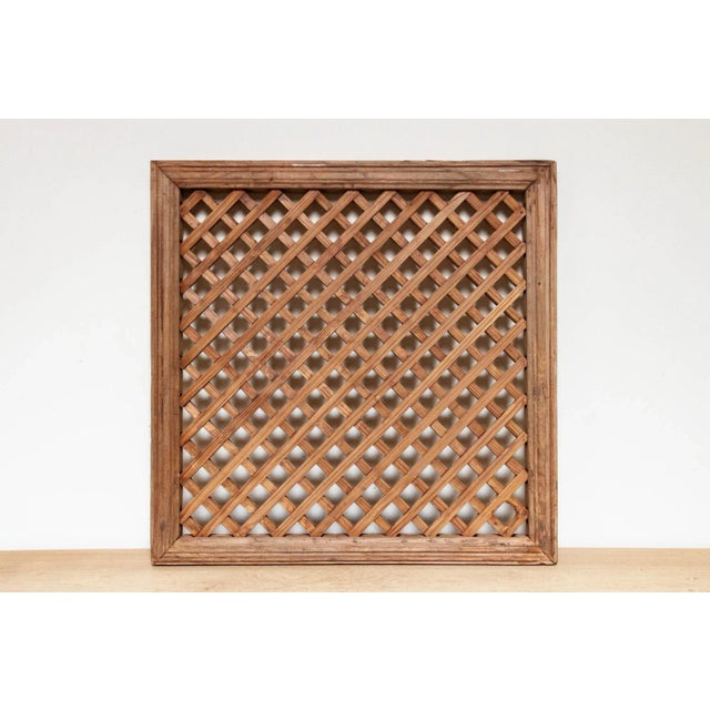 Sakura Farmhouse Asian Window Panel For Sale - Image 4 of 7