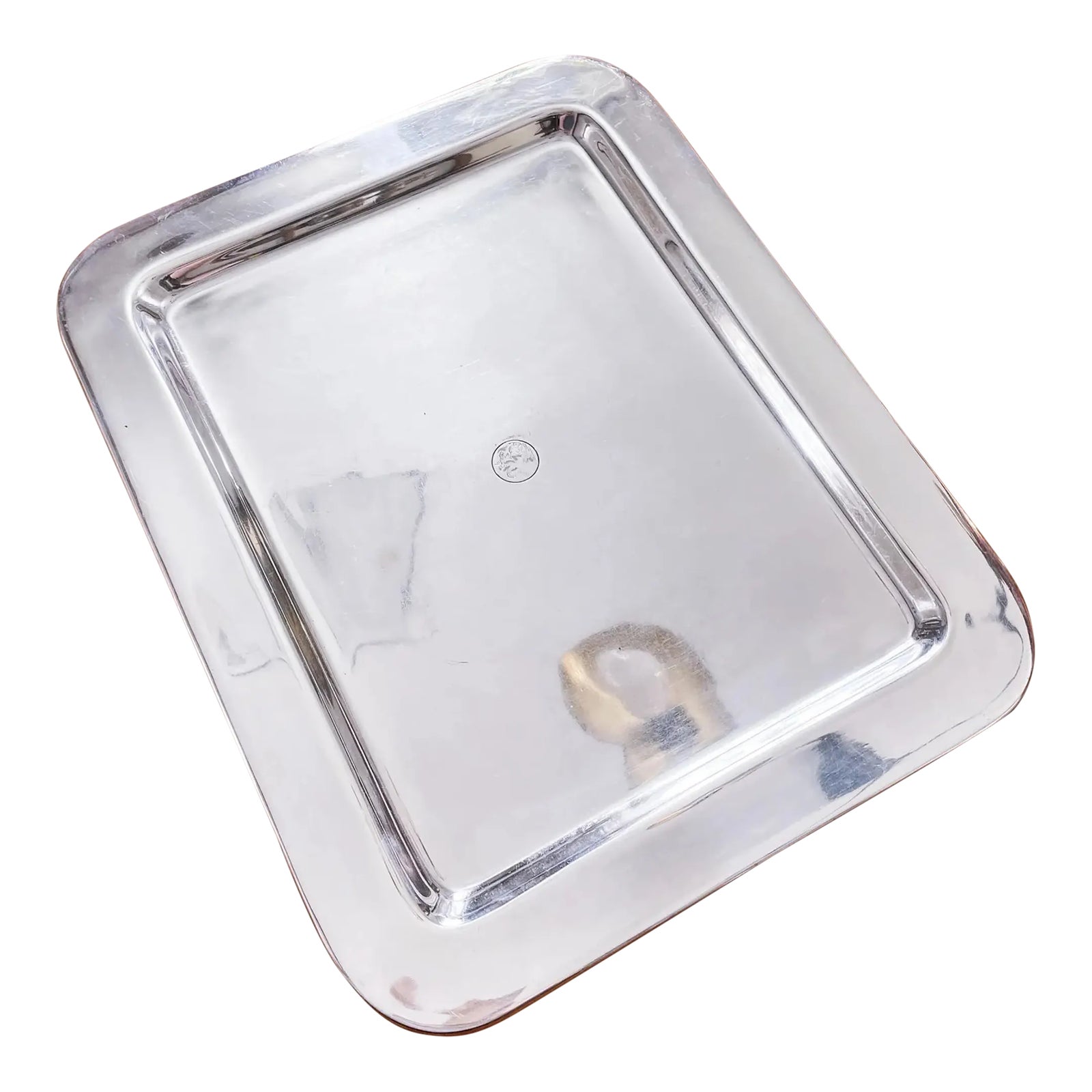 1930 silver plated serving tray from the st george hotel brooklyn