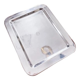 1930 Silver Plated Serving Tray From the St George Hotel Brooklyn For Sale