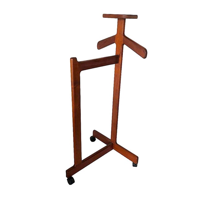 Mid 20th Century Danish Teak Wood Valet by Bornholm Møbelfabrik, Denmark For Sale In Miami - Image 6 of 11