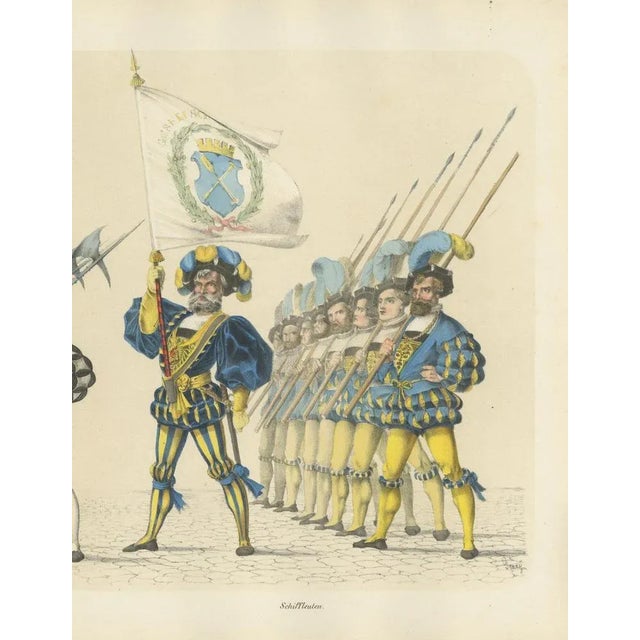Jenny, The Society of Monkeys & Shipbuilders: A Swiss Guild's Grand Procession, 1855, Print For Sale - Image 6 of 10