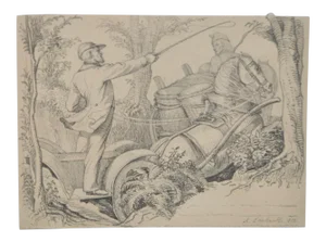 Karl Ludwig Adolf Ehrhardt Original Drawing c.1872