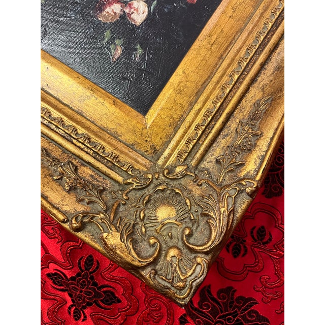 Late 20th Century Late 20th Century Framed Jean-Baptiste Robie "June Days" Artist-Enhanced Canvas – Brushstrokes Limited Edition #266/4950 For Sale - Image 5 of 9