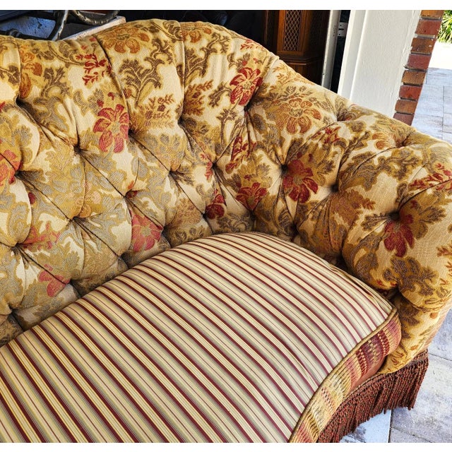 Textile Carol Hicks Bolton Style Sofas by Bentley Churchill Pair For Sale - Image 7 of 12