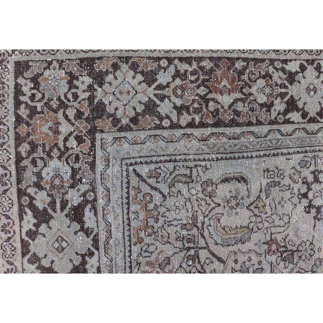 Antique Persian Sultanabad Rug With Classic Allover Pattern 8'0 X 10'10 For Sale - Image 10 of 12
