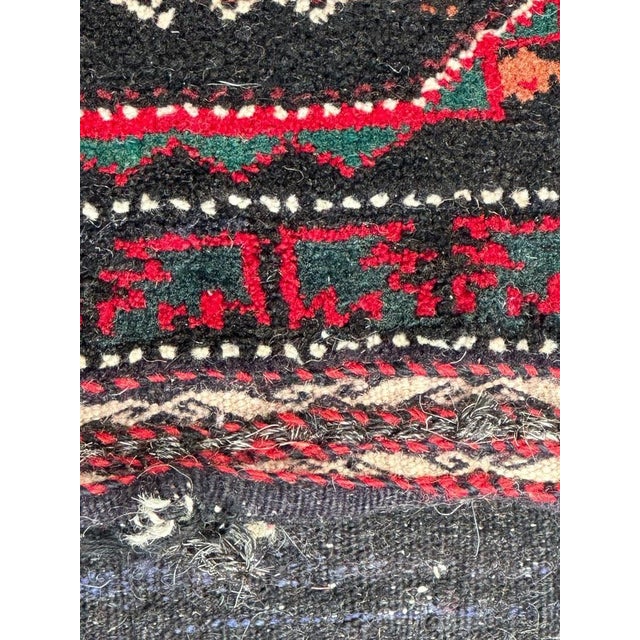 Mid-Century Turkmen Chuval Rug, 1940s For Sale - Image 9 of 13