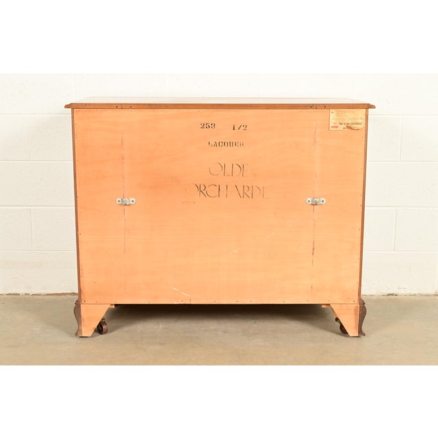 Chippendale Solid Maple Dresser or Chest of Drawers by Kling, Circa 1960s For Sale - Image 12 of 13