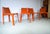 Italian Space Age Orange Chairs, 1960s, Set of 4 For Sale - Image 11 of 11