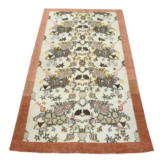 Vintage Turkish Rug 3'5" x 6'3" For Sale