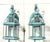 Metal Small Pair of Vintage-Style Solid Brass Wall Lanterns Sconces- 12”25 X 6” X6” For Sale - Image 7 of 11