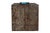 Vintage reclaimed tin box featuring authentic rust patina and abstract design elements. This large decorative piece brings...