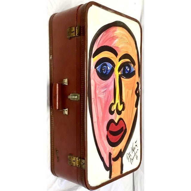 Abstract Peter Keil Travel Suitcase Painting For Sale - Image 3 of 8