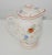 Traditional Antique Hand Painted Ceramic Floral Design Lidded Pitcher For Sale - Image 3 of 9