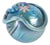 1979 Iridescent Art Glass Snake Paperweight by Orient & Flume For Sale