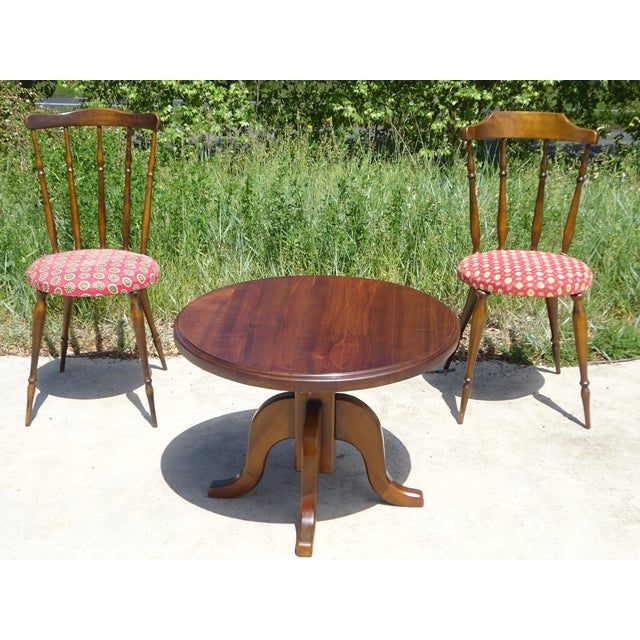 Coffee Table with Central 4-Legged Base, 1970s For Sale - Image 11 of 15