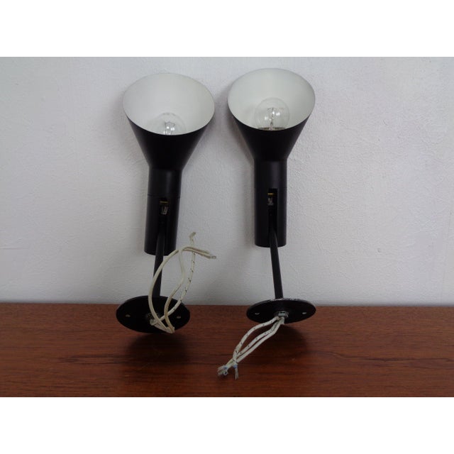 Early Visor Wall Lamps by Arne Jacobsen for Louis Poulsen, Denmark, 1950s, Set of 3 For Sale - Image 12 of 18