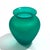 Sumptuous Frosted Shades of Jade Glass Vase Curation - Group of 3 For Sale - Image 9 of 17