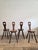Wabi-Sabi Handcrafted Wood Stools, 1965, Set of 4 For Sale - Image 6 of 9