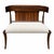 Mid-Century Modern Solid Walnut Klismos Bench in the Manner of Robsjohn-Gibbings A beautiful solid walnut bench pairing...