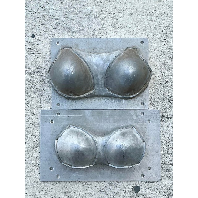 Vintage Industrial Bra Pad Mold - Set of 2 For Sale - Image 10 of 12