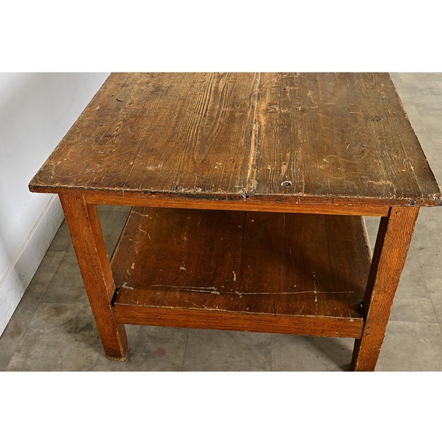 French 18th Century Drapery Table/Island For Sale - Image 10 of 12