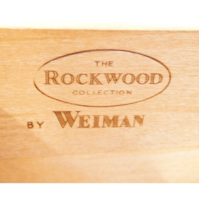 Weiman the Rockwood Collection Solid Cherry Italian Neoclassical 40" Chest on Chest 533-111 For Sale - Image 10 of 15