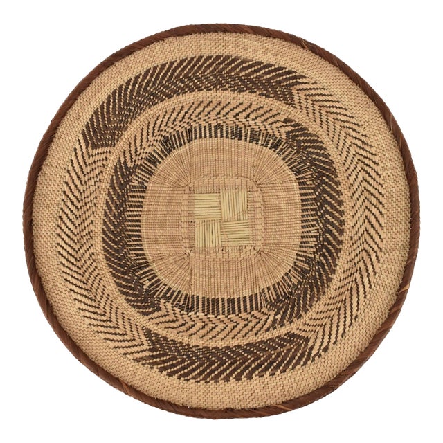 Early 20th Century Tonga Binga Basket 20 Inch For Sale