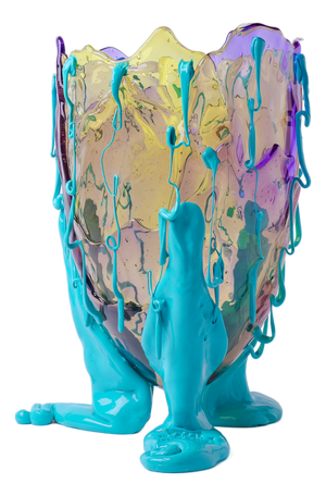 Clear Yellow and Turquoise by Gaetano Pesce for Fish Design