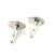 1990s 1990s Pair of Tiffany & Co Estate Mens Silver & Blue Enamel Cufflinks Silver For Sale - Image 5 of 10