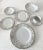 Vintage Excel Fine China pattern is Southampton 223. There are 11 settings and 7 Pieces in each place setting for a total...