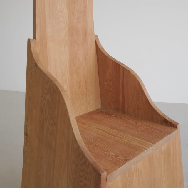 Fratina Chair by Mario Ceroli, 1972 For Sale - Image 3 of 8