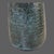Mid-Century Modern Mid-Century-Modern Textured Reactive Glaze Pottery Bottle Vase Green Blue Color For Sale - Image 3 of 9