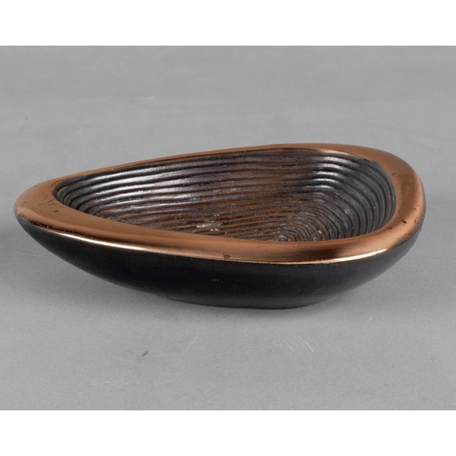 Metal Ben Seibel Copper Jenfred-Ware Thumbprint Bowl For Sale - Image 7 of 15