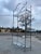 Polished Steel Étagère in the Manner of Jansen For Sale - Image 10 of 13