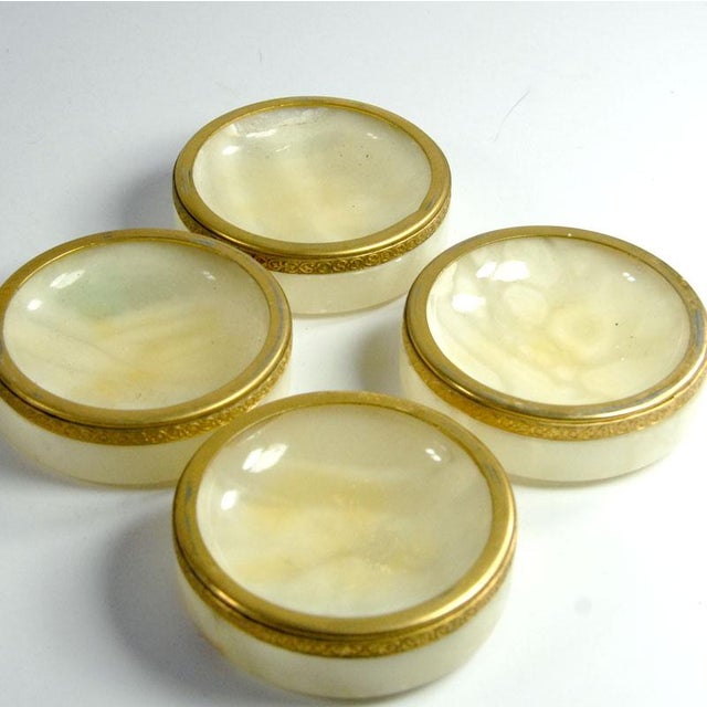 Italian Alabaster Dishes, 1970s, Set of 4 For Sale - Image 6 of 12