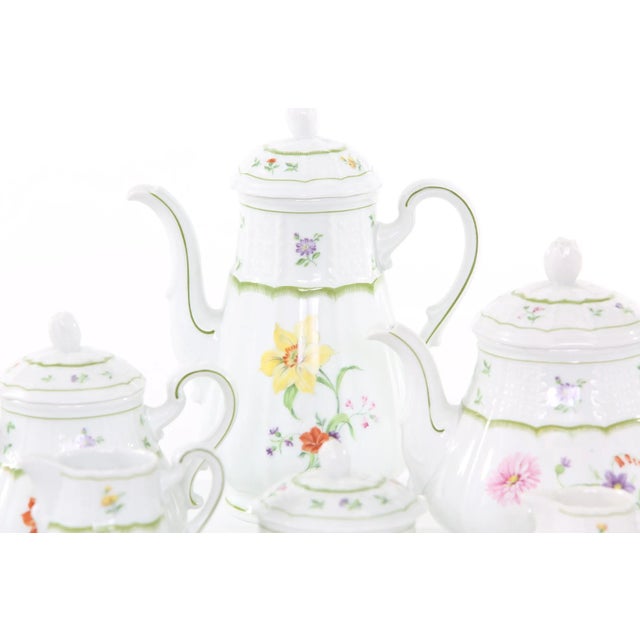 Coffee German Porcelain Tea / Coffee Service for Ten For Sale - Image 8 of 13