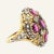 This is part of Chairish’s Fine Jewelry assortment. Elaborate Victorian Ruby and Diamond Ring set in 18k gold. The...