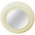 Extra Large Round American Beige Wall Mirror, 1970s For Sale - Image 10 of 10