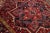 Vintage Handmade Heriz Red Medallion Wool Rug 7'10" X 11'3" For Sale In New York - Image 6 of 10