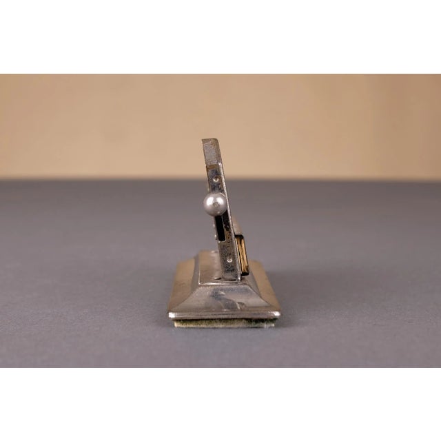 Vintage Art Deco Chrome-Plated Perpetual Calendar For Sale - Image 6 of 13